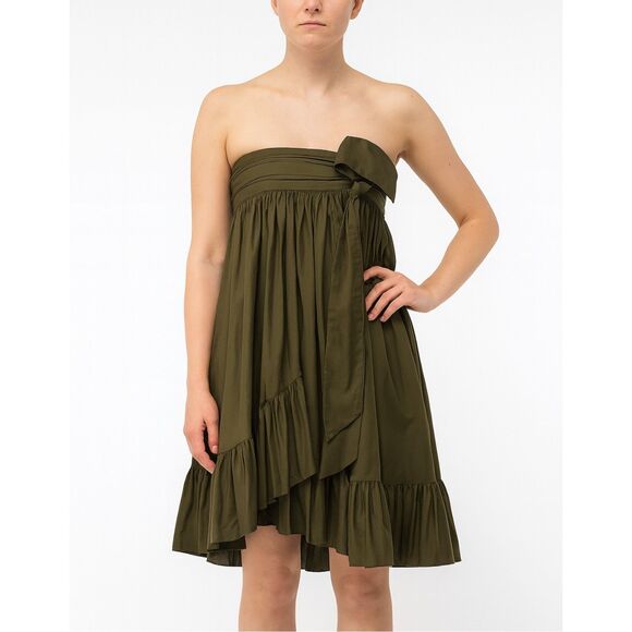 Diane von Furstenberg Strapless Mini Dress / Convertible Midi Skirt Size 0 - Picture 1 of 9
